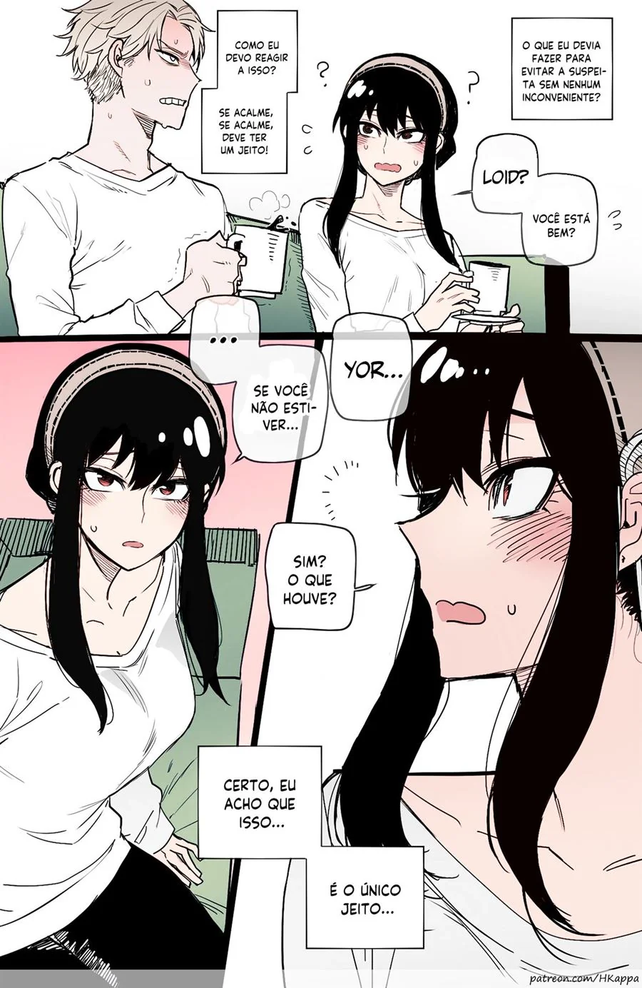 Spy x Family: Espiando a Buceta da Minha Irmã em Hentai HQ Brasileiro