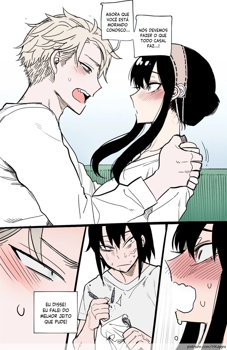 Spy x Family: Espiando a Buceta da Minha Irmã em Hentai HQ Brasileiro