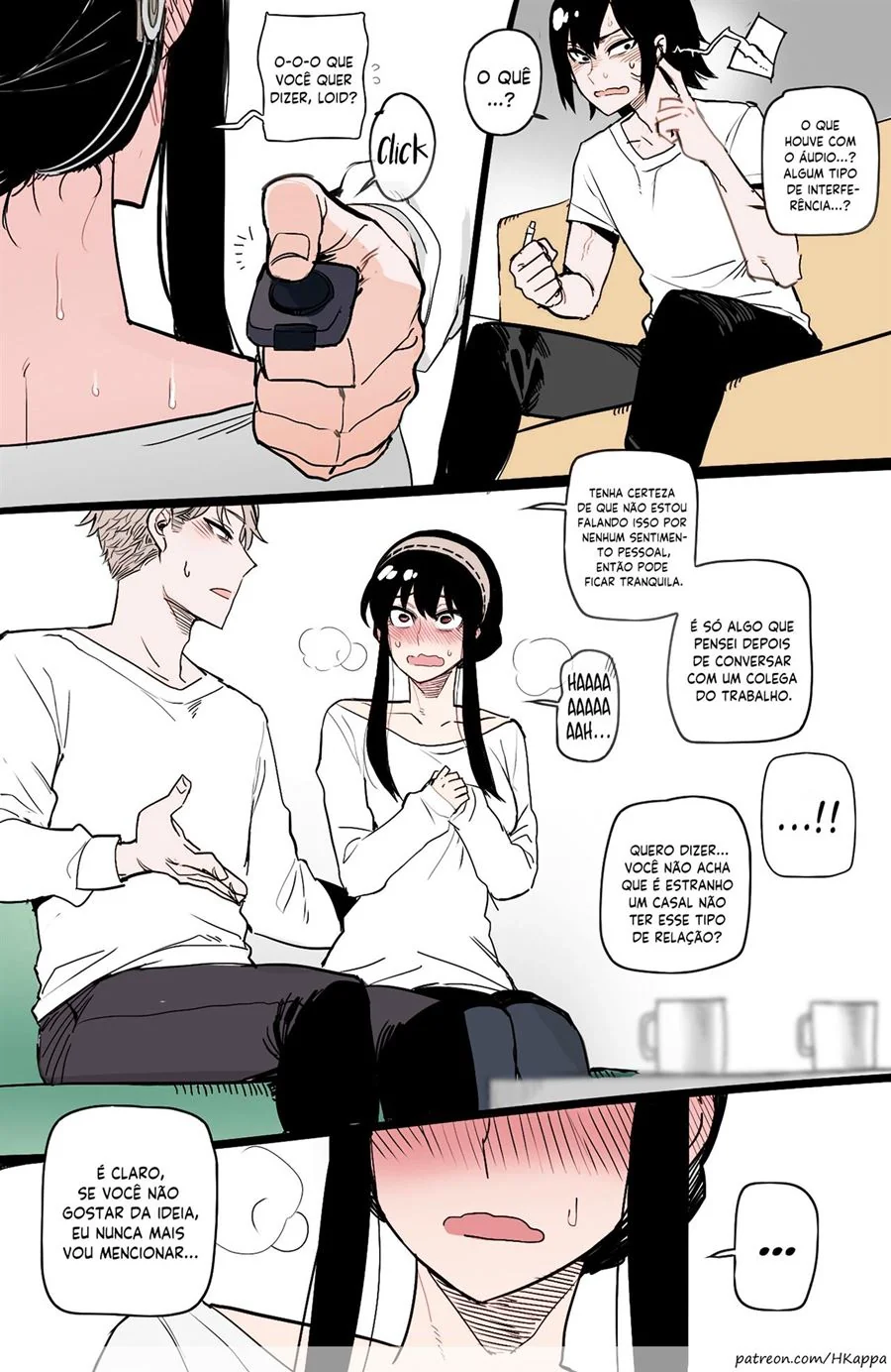 Spy x Family: Espiando a Buceta da Minha Irmã em Hentai HQ Brasileiro