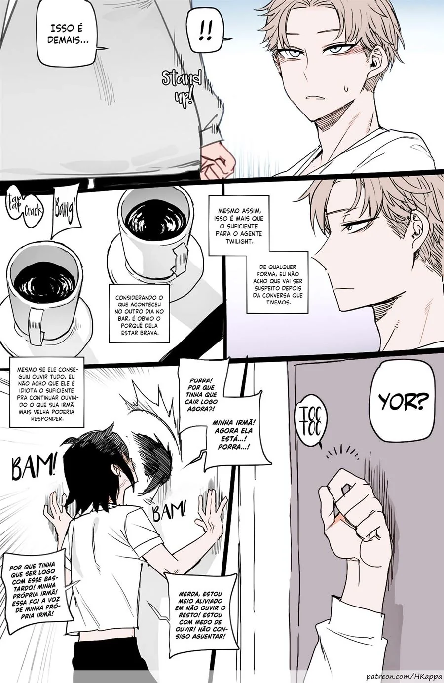 Spy x Family: Espiando a Buceta da Minha Irmã em Hentai HQ Brasileiro