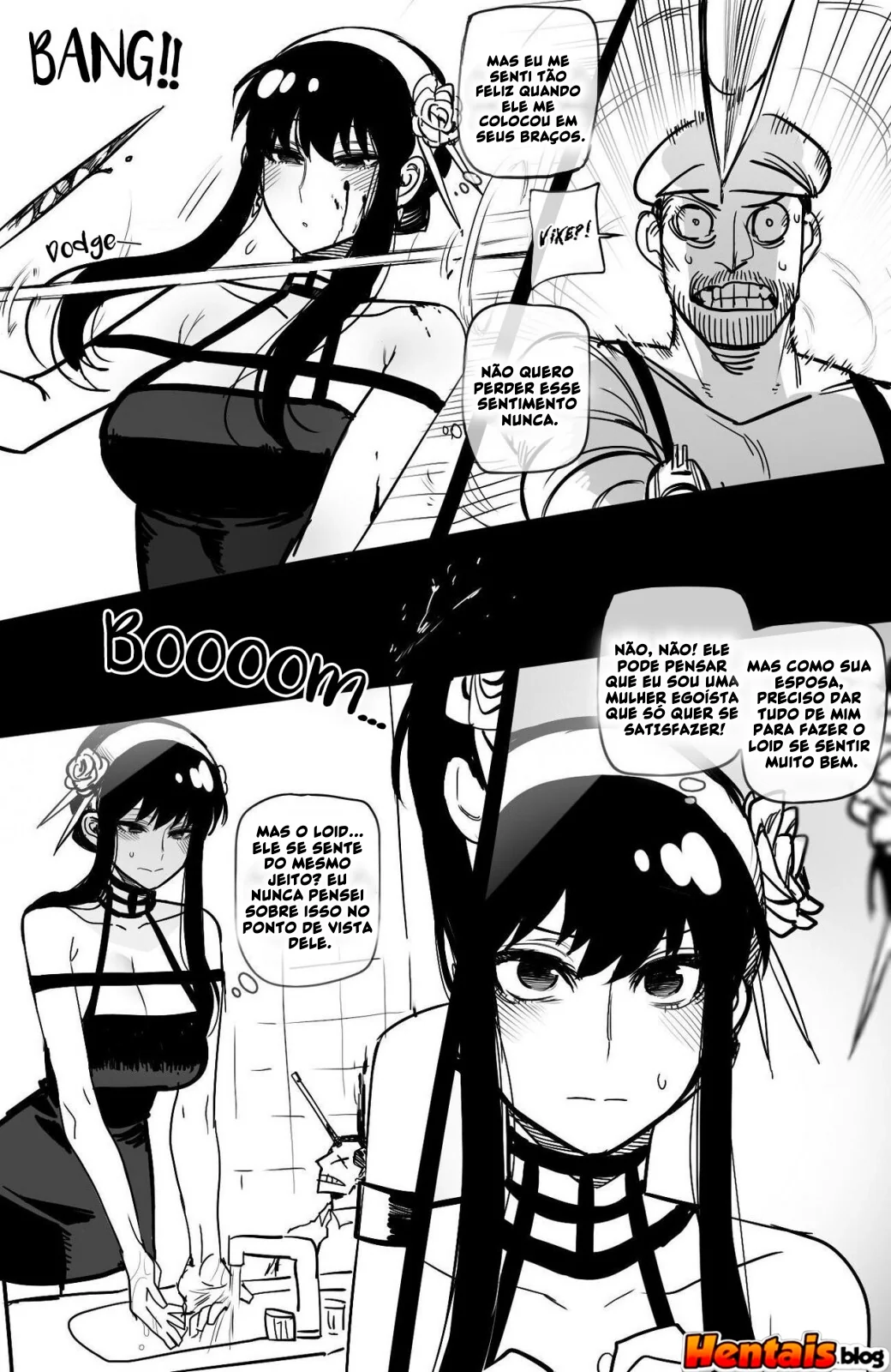Novinha Piranha da Buceta Gulosa e Marido Dotado – Hentai HQ Brasileiro