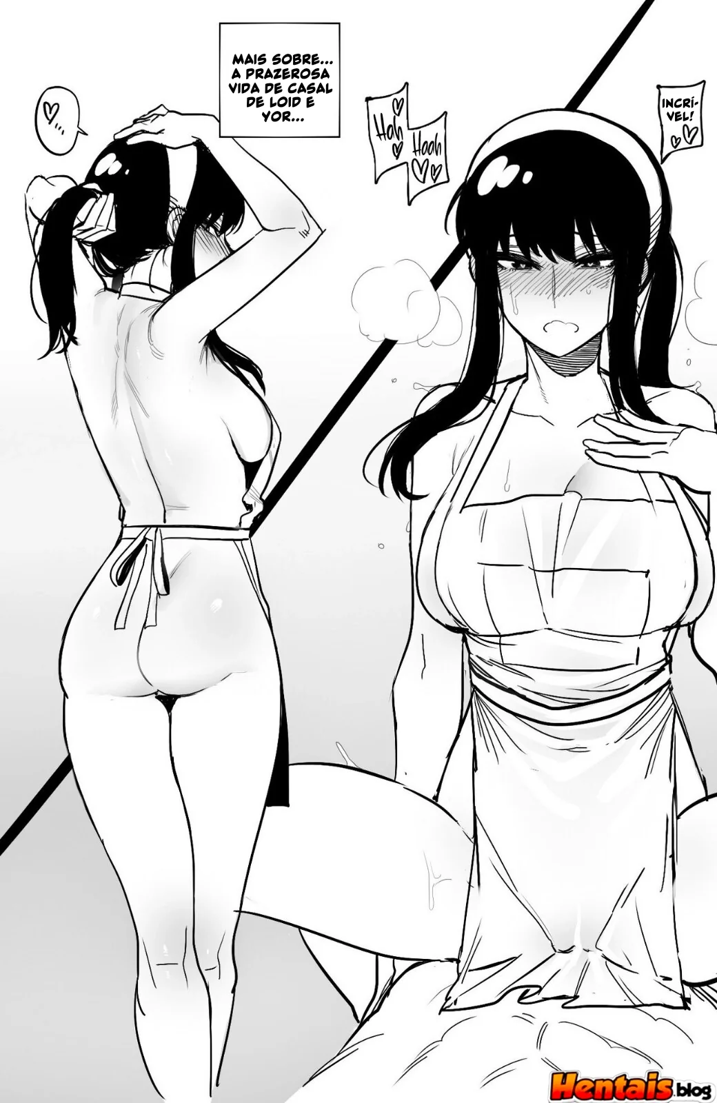 Novinha Piranha da Buceta Gulosa e Marido Dotado – Hentai HQ Brasileiro