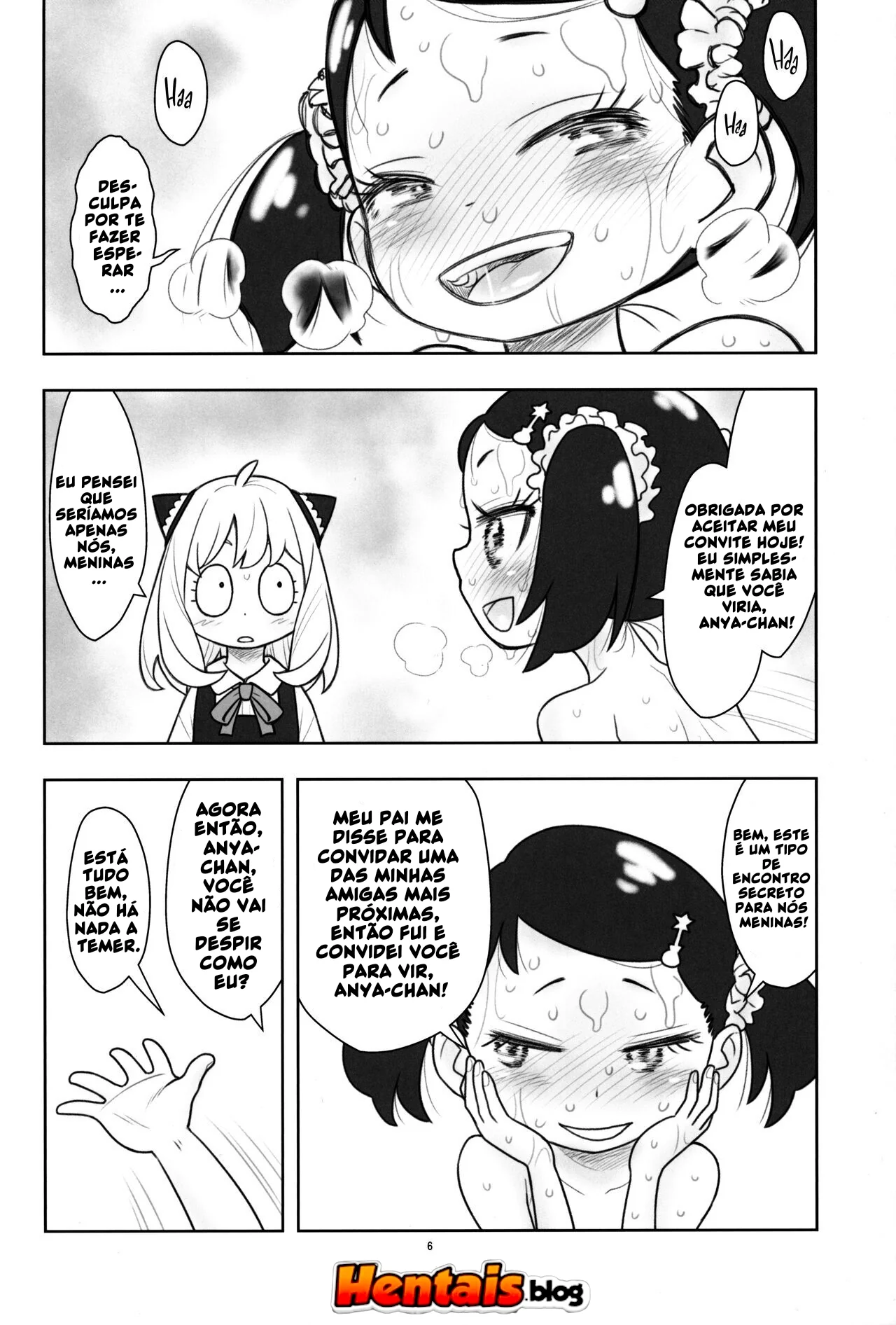 Loli Piranha Dando a Buceta para a Piroca Grande em um Hentai HQ Brasileiro