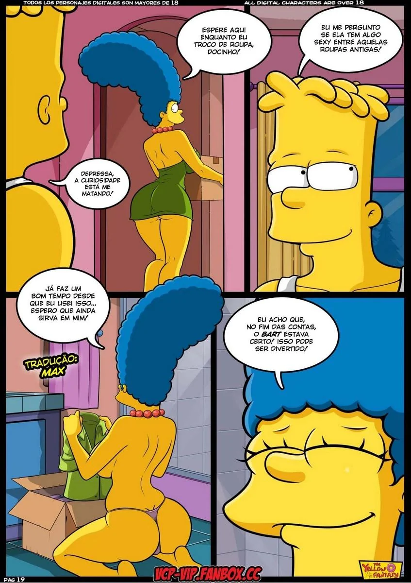 Bart e o Professor Frink: Aulas Particulares de Ciências em Hentai HQ Brasileiro