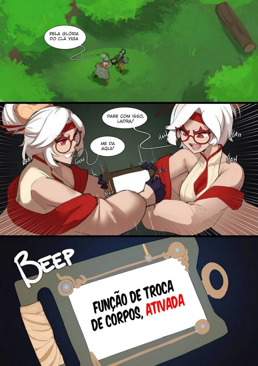 Troca de Corpos no Mundo de Zelda: A Piração da Piranha em Hentai HQ