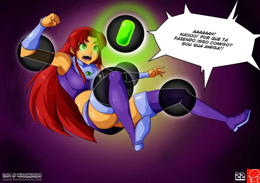 Teen Titans: Safadas do Robin Mexendo no Cristal Mágico em HQ Brasileiro