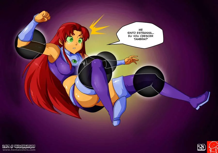 Teen Titans: Safadas do Robin Mexendo no Cristal Mágico em HQ Brasileiro