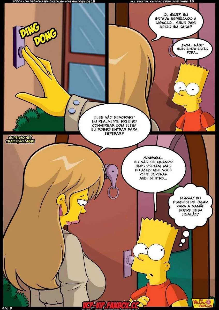 Marge e Bart em uma Putaria Proibida – Hentai HQ Brasileiro