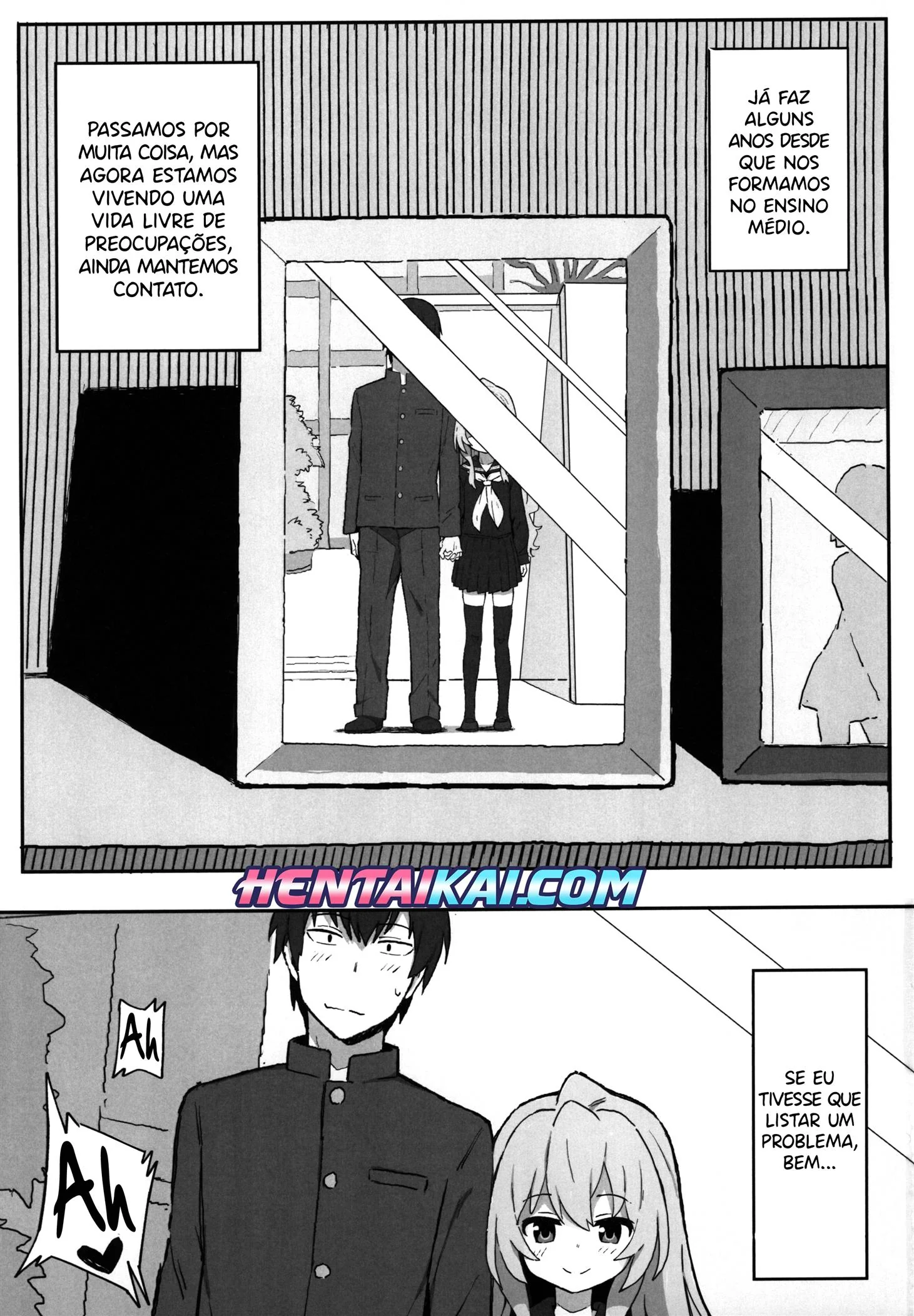 Toradora! no Erohon VL 1 – Ryuuji e Taiga em uma Transa Sem Limites Hentai HQ