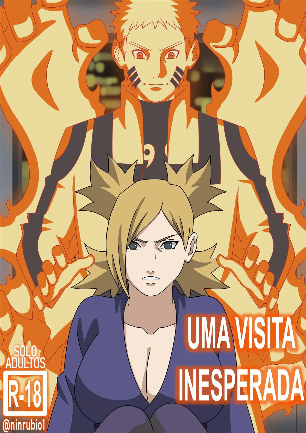 Naruto e Hinata em uma orgia inesquecível em HQ de sexo – Em Hentai HQ