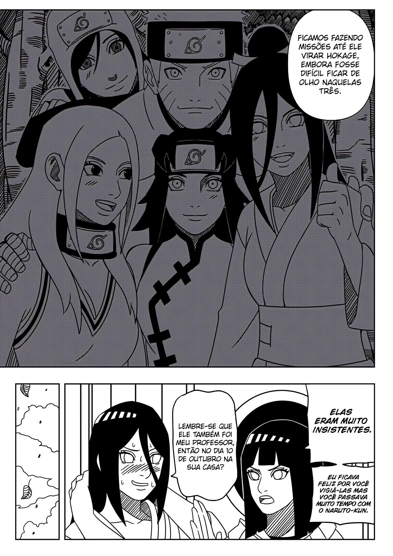 Naruto e Hinata em uma orgia inesquecível em HQ de sexo – Em Hentai HQ