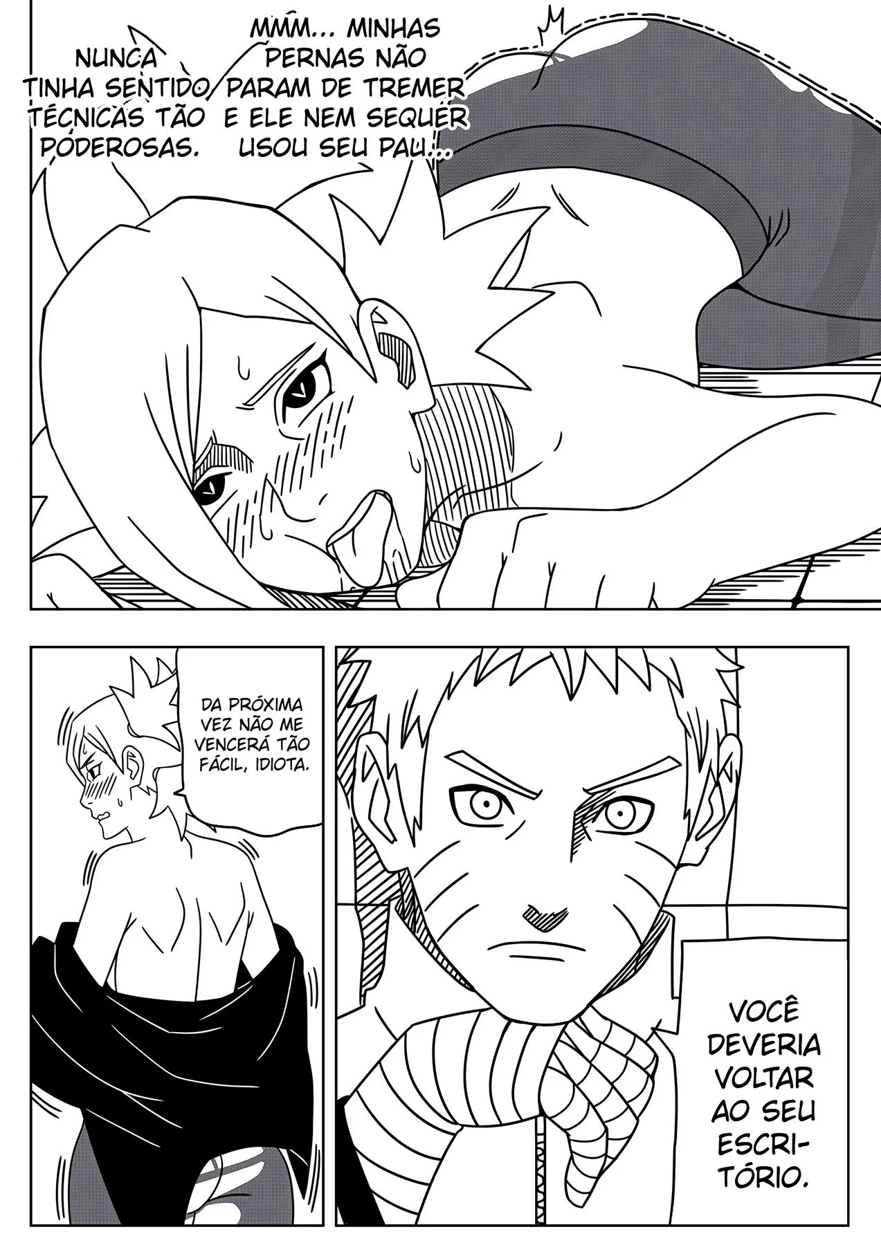 Naruto e Hinata em uma orgia inesquecível em HQ de sexo – Em Hentai HQ