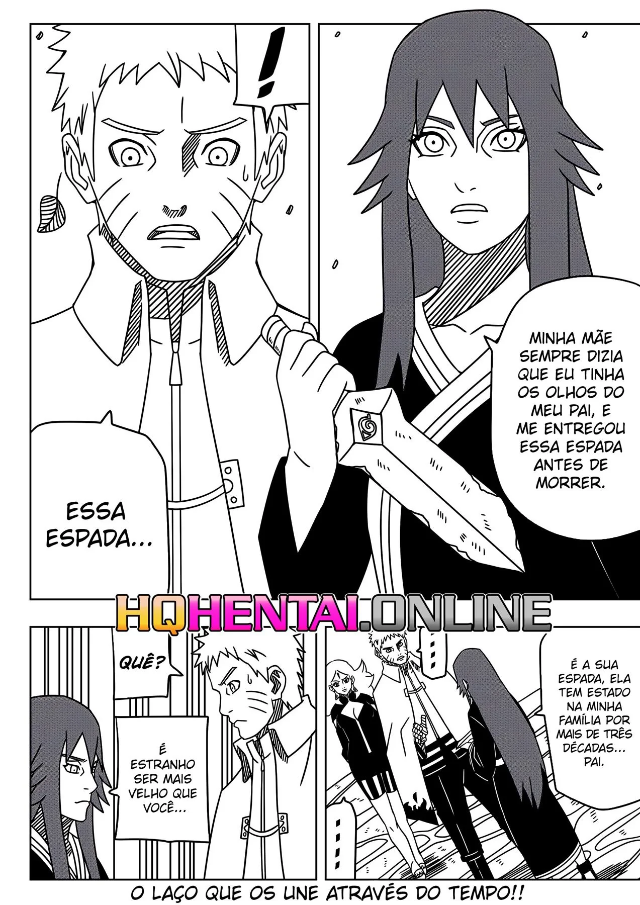 Naruto e Hinata em uma orgia inesquecível em HQ de sexo – Em Hentai HQ