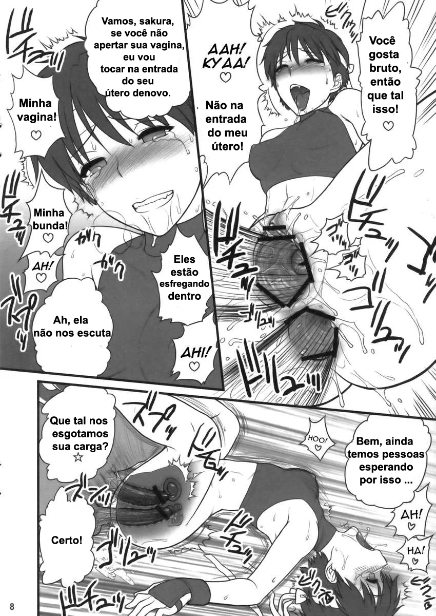 Colegial Piranha Dando Cu e Buceta para Professores Safados em Hentai HQ Brasileiro