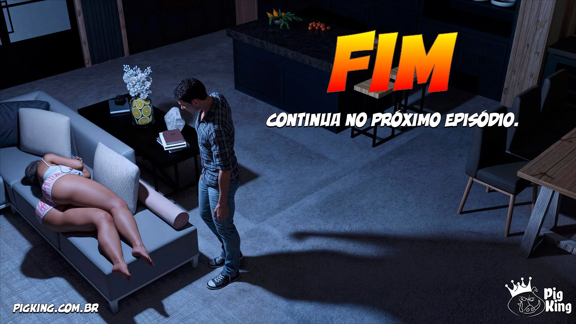 Ms. Camila: Mamãe Piranha Dando a Buceta Pro Filho em Hentai HQ Brasileiro