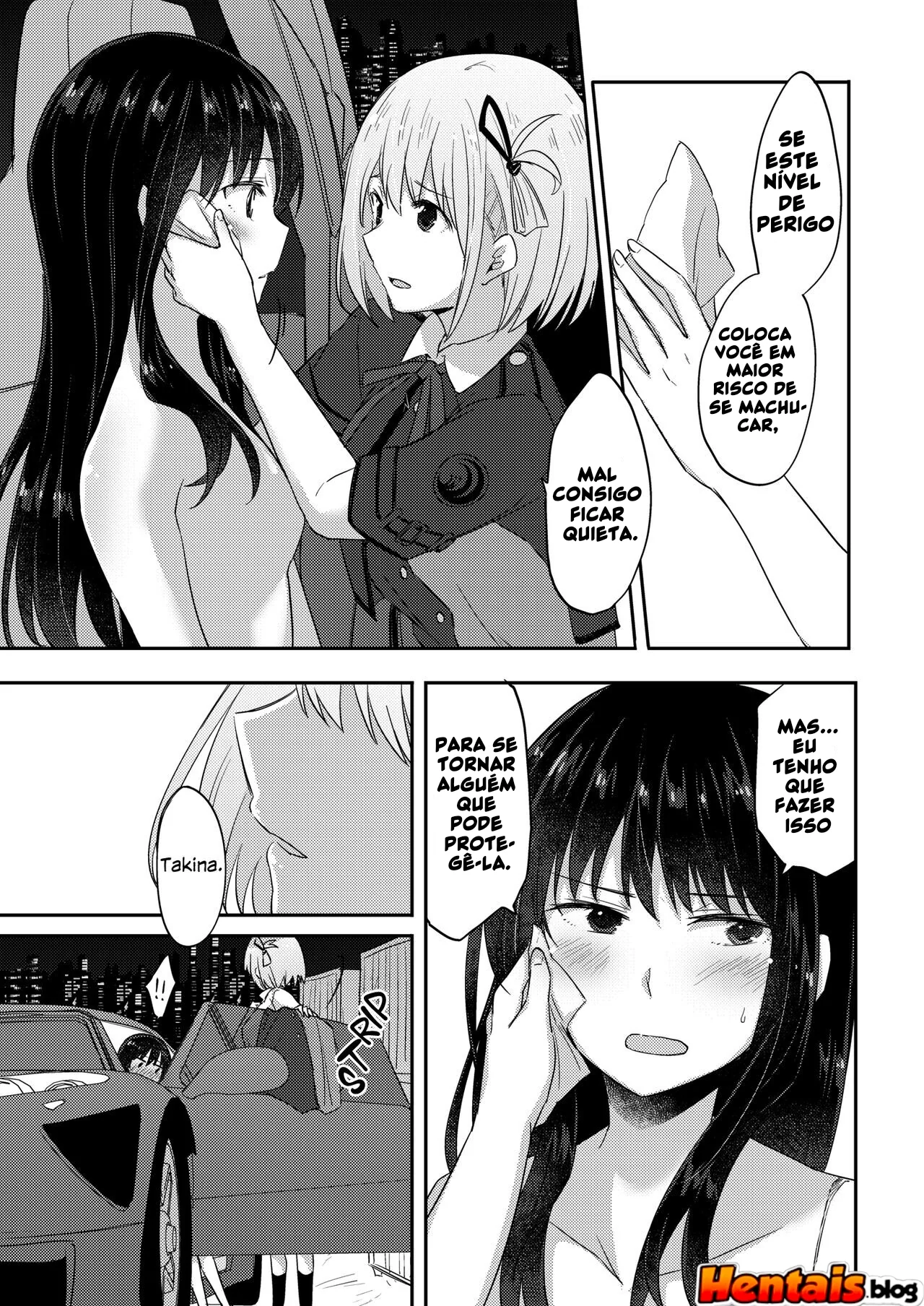 Chisato leva rola no ombro e é cuidada por takina inoue – Hentai HQ Brasileiro