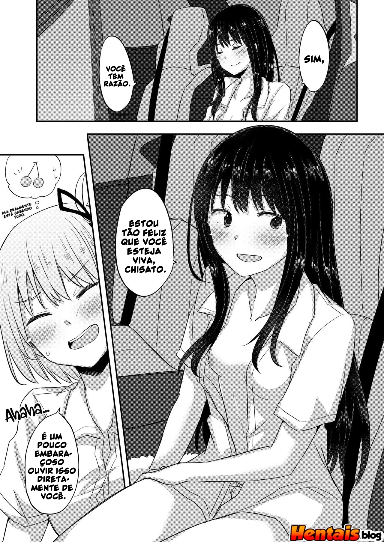 Chisato leva rola no ombro e é cuidada por takina inoue – Hentai HQ Brasileiro