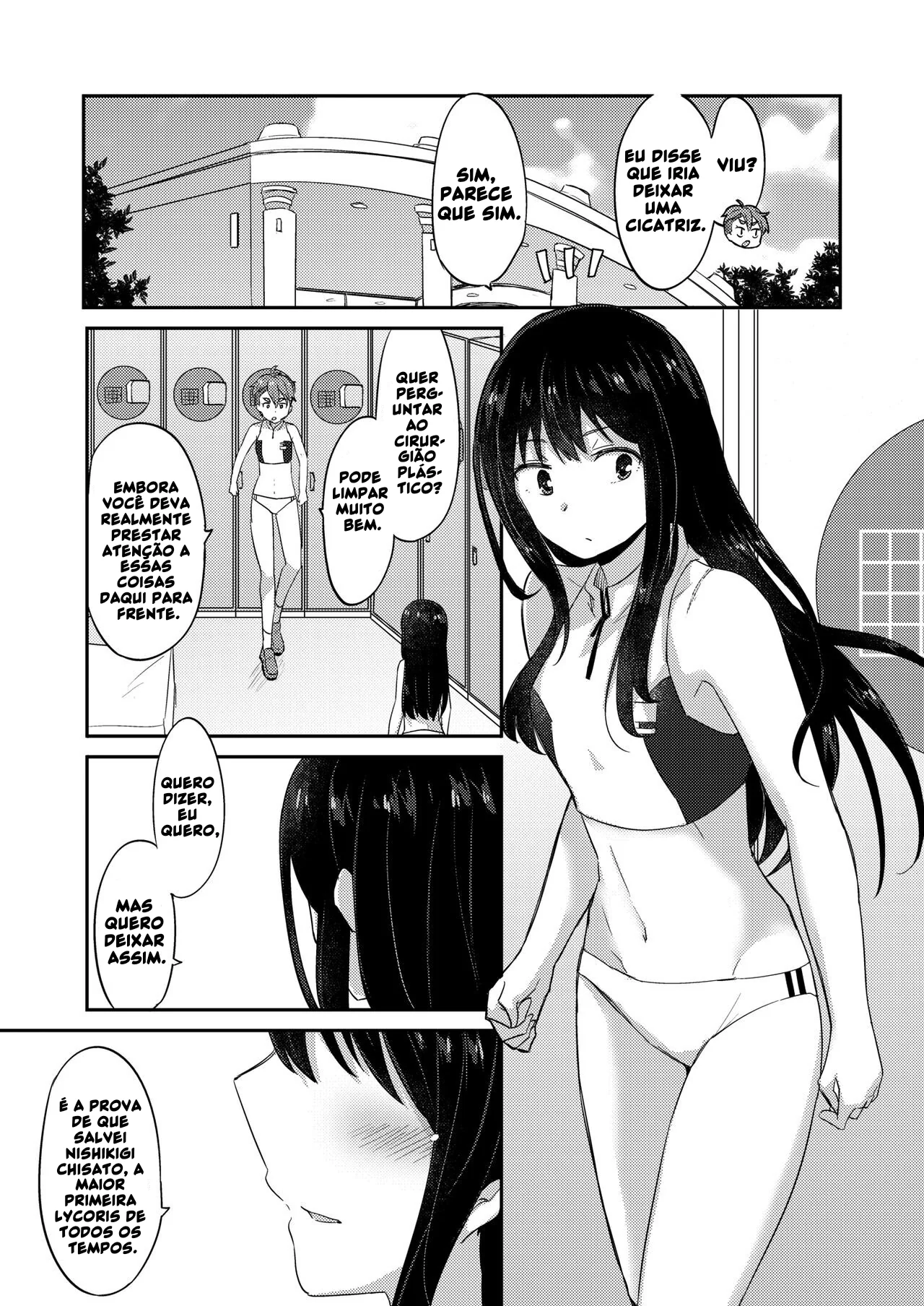 Chisato leva rola no ombro e é cuidada por takina inoue – Hentai HQ Brasileiro