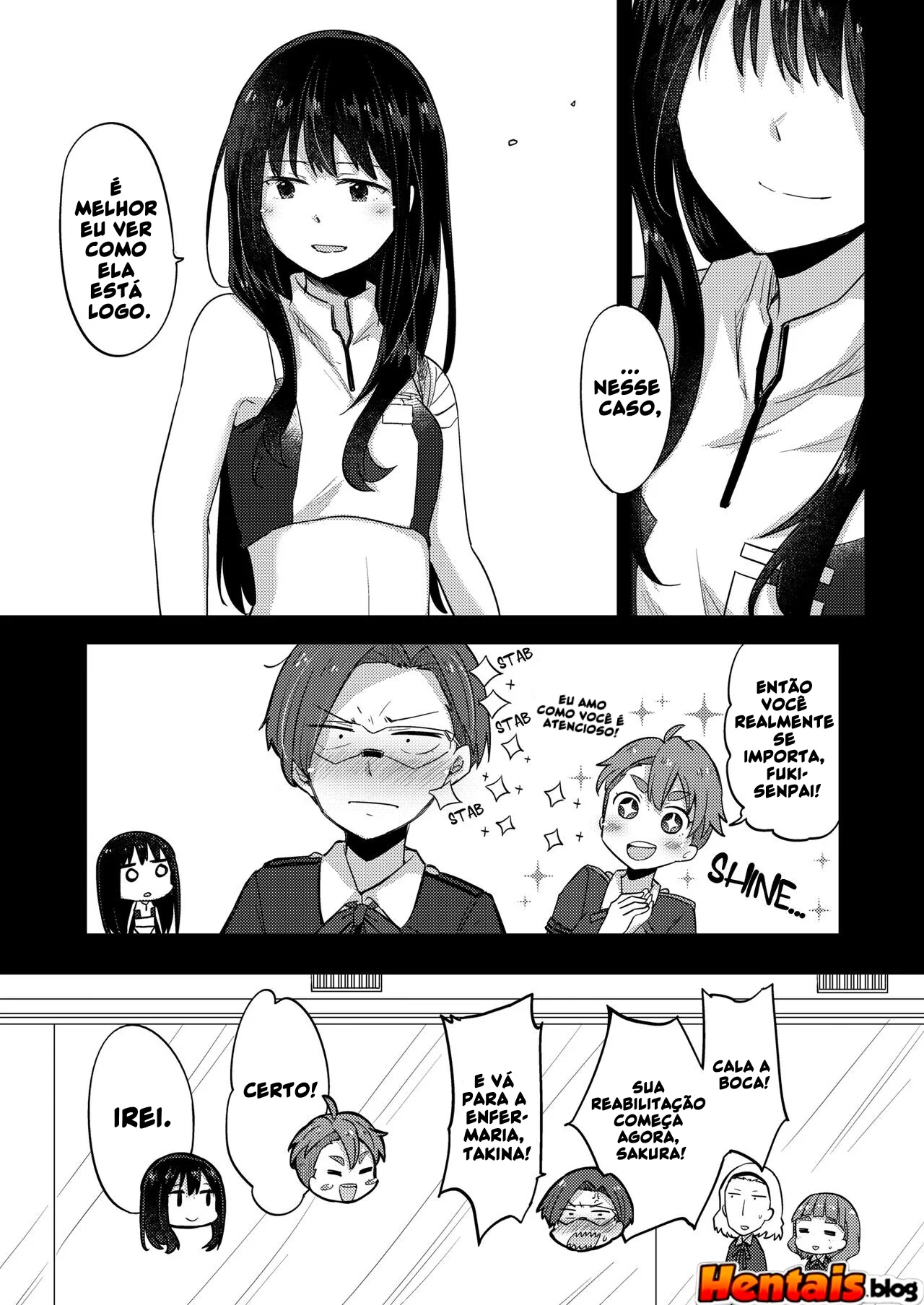 Chisato leva rola no ombro e é cuidada por takina inoue – Hentai HQ Brasileiro